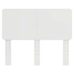vidaXL Tête de lit Blanc Brillant 135 cm Bois d'ingénierie
