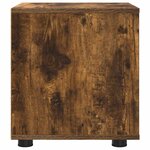 vidaXL Cabinet de salle de bain Chêne fumé 40 5 x 40 x 44 cm