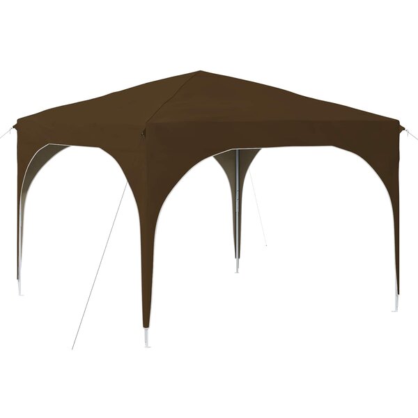 vidaXL Tente de fête pop-up 290 x 290 x 245 cm Taupe