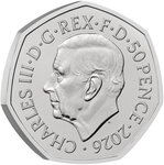 Monnaie FIRE Game of Thrones Cupronickel 50 Pence United Kingdom 2026 (PRÉCOMMANDE)