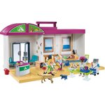 PLAYMOBIL 71715 - My Life Clinique vétérinaire à emporter