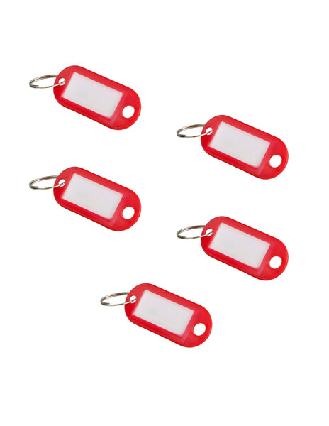 THIRARD - Lot de 5 portes-étiquettes  rouge  50x20mm - THIRARD