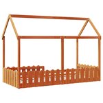 vidaXL Cadre de lit d'enfants forme de maison sans matelas 90x190 cm