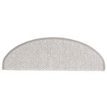 vidaXL Tapis d'escalier autocollants aspect sisal 15 Pièces 65x21x4 cm
