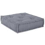 vidaXL Unité de canapé modulaire 4 Pièces Gris Tissu