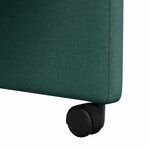 vidaXL Chaise de salle à manger 2 Pièces Vert foncé 57 x 66 x 94 cm tissu