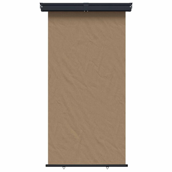 vidaXL Store latéral de balcon 160 x 250 cm 100  polyester fer acier