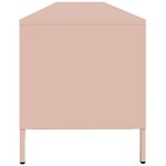 vidaXL Meuble TV rose 202x39x43 5 cm acier laminé à froid