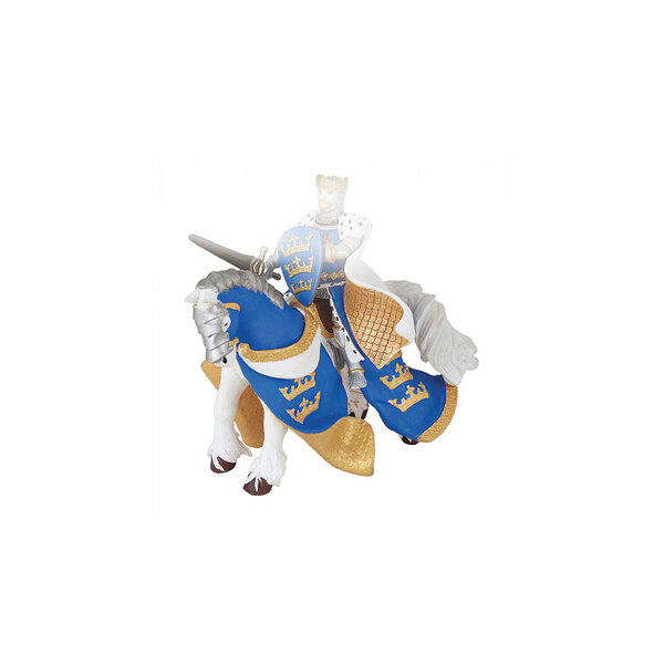 Figurine Chevalier du Roi Arthur en Bleu - Combat Médiéval Épique