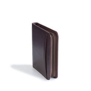 Classeur à anneaux Kurt Optima aspect cuir. Couleur - Marron