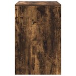 vidaXL Bureau Chêne fumé 70 x 50 x 76 cm Bois d'ingénierie