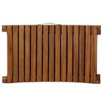 vidaXL Chaise longue avec coussins gris foncé bois massif acacia