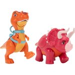 Jazwares DNR0008 - Dino Pack - Figurines Biscuit et Angus