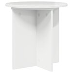 vidaXL Support de Plante 2 pièces Blanc brillant 40 x 40 x 40 cm