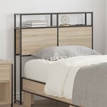 vidaXL Tête de lit de rangement Chêne Sonoma 100 cm Bois d'ingénierie