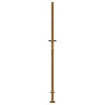 vidaXL Portail de jardin 105x180 cm acier corten conception de l'arbre