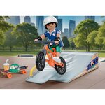 PLAYMOBIL 71798 - Rider avec rampe  skate et BMX