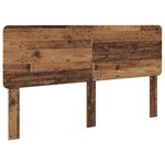 vidaXL Tête de lit Bois Ancien 200 cm Bois d'ingénierie