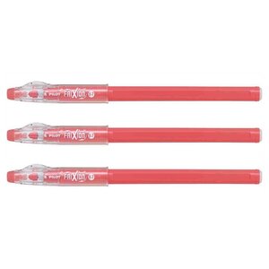 Stylo Roller FRIXION ball Sticks Pointe Moyenne Rose Corail x 3 PILOT
