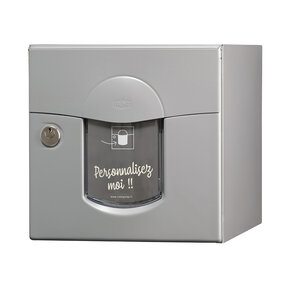 Boîte aux lettres Soléa  2 portes  Gris 7037 mat