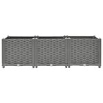 vidaXL Lit surélevé 120x40x38 cm Polypropylène