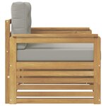 vidaXL Canapé d’extérieur Polyester Blanc
