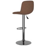 vidaXL Tabourets de bar lot de 2 marron tissu
