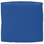 vidaXL Set de coussins de palette 2 pièces bleu royal en tissu Oxford