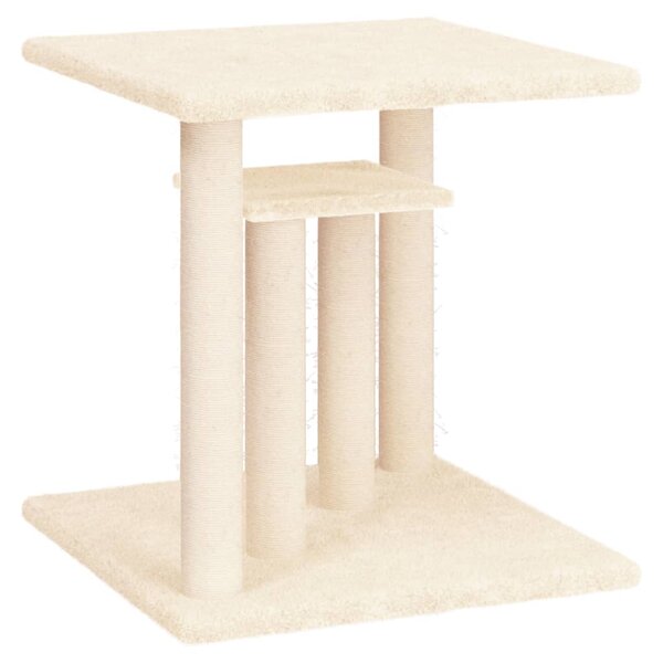 vidaXL Arbres à chat avec plates-formes crème 50 cm
