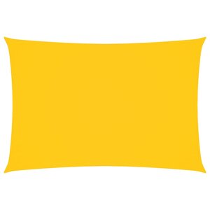vidaXL Voile de parasol tissu oxford rectangulaire 3x5 m jaune