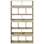 vidaXL Cloison de séparation chêne sonoma bois d'ingénierie