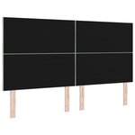 vidaXL Tête de lit LED Gris clair 180 cm Cuir synthétique