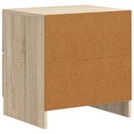 vidaXL Cabinet de chevet Chêne Sonoma 43 x 34 5 x 44 5 cm