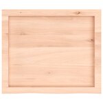 vidaXL Étagère murale 60x50x(2-6) cm bois de chêne massif non traité