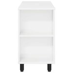 vidaXL Unité de vanité de salle de bain Blanc brillant 80 x 35 x 60 cm
