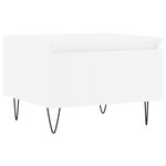 vidaXL Tables basses 2 Pièces blanc 50x46x35 cm bois d'ingénierie