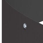 vidaXL Cache-pot de jardin Noir 90 x 90 x 20 cm Acier laminé à froid