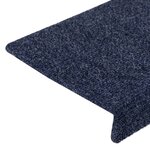 vidaXL Tapis d'escalier 5 Pièces Tissu aiguilleté 65x21x4 cm Anthracite