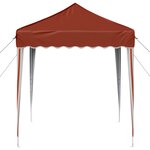 vidaXL Tente de fête pop-up 195 x 195 x 245 cm Terre cuite
