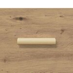 vidaXL Buffet chêne artisanal 34 5 x 34 x 90 cm Bois d'ingénierie