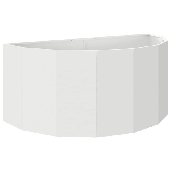 vidaXL Jardinière Blanc 120 x 60 x 50 cm Acier