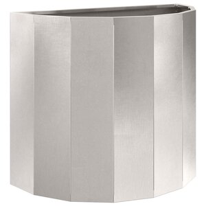 vidaXL Jardinière Argent 60 x 30 x 50 cm Acier inoxydable