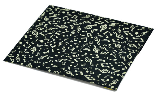 PAPERTREE AMADEUS Lot de 5 Enveloppes 18x15 CD Noir