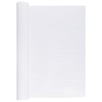 vidaXL Paravent de balcon blanc 1000x90 cm résine tressée