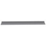 vidaXL Étagères murales 4 Pièces Gris 115x9x3 cm