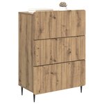 vidaXL Armoire à tiroirs 66 x 34 5 x 92 cm Bois d'ingénierie
