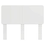 vidaXL Tête de lit Blanc Brillant 135 cm Bois d'ingénierie