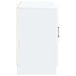 vidaXL Buffet Blanc 89 x 34 5 x 57 cm Bois d'ingénierie