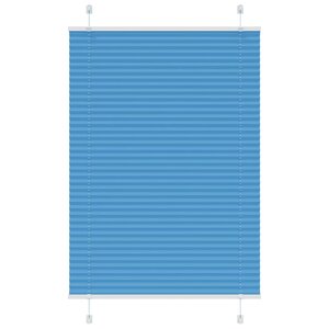 vidaXL Store plissé bleu 95x150 cm largeur du tissu 94 4 cm polyester