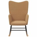vidaXL Fauteuil relaxant Beige 61 x 78 x 98 cm tissu